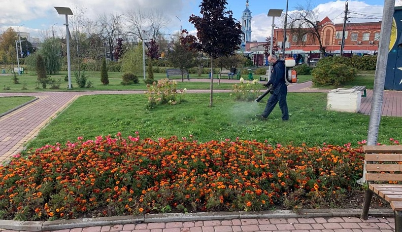 Парки и скверы Калуги обработали от клещей 
