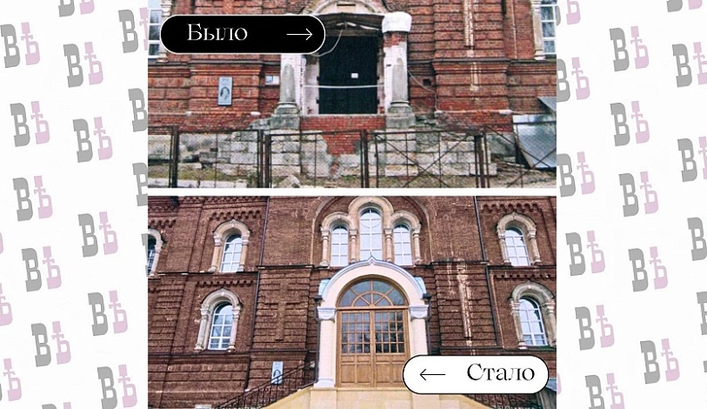 В Калуге отреставрировали южное крыльцо Казанской церкви Калужского девичьего монастыря