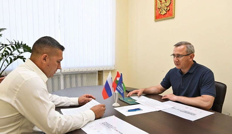 Владислав Шапша провел рабочую встречу с главой администрации Малоярославецкого района