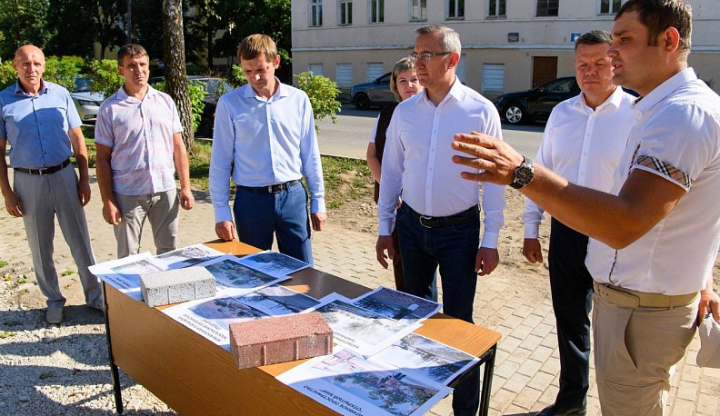 В Мосальске идёт благоустройство 5 тематических территорий