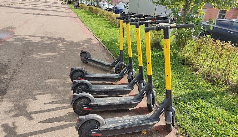Парковочные места для электросамокатов появятся в Калуге