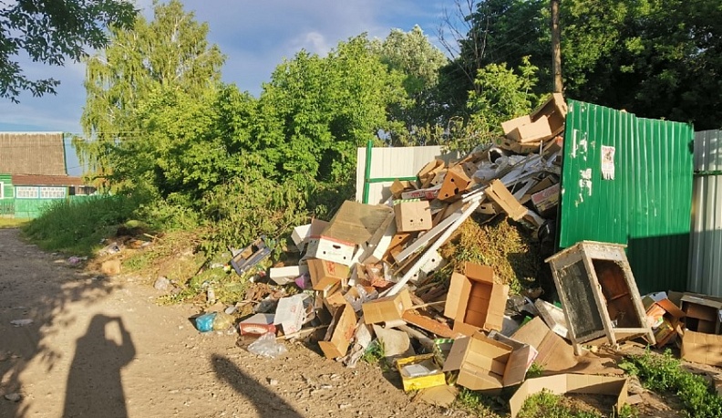 Социальные сети помогли предотвратить возгорание стихийной мусорки в Козельске