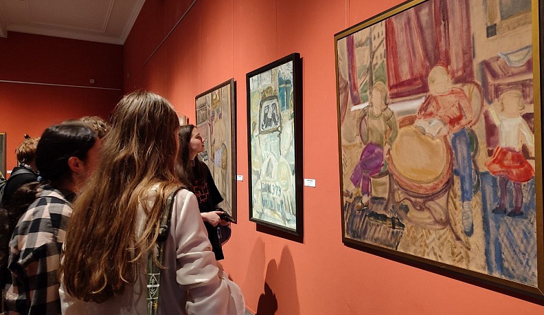 Калужане побывали на творческой встрече с известной российской художницей Марией Андроновой