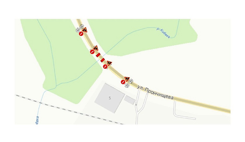 В Калуге 12 июля перекроют часть улицы Прончищева