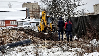 В Балабанове восстанавливают водоснабжение после аварии