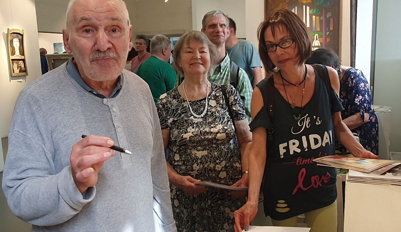 В Тарусе открылась юбилейная выставка Юрия Мачерета