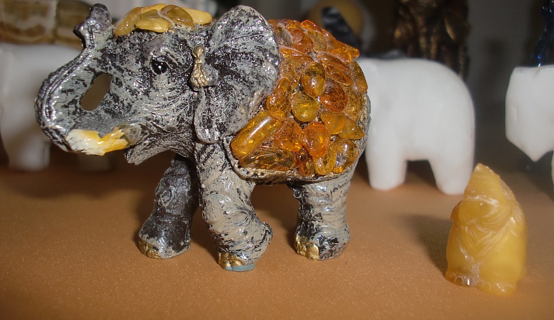 Выставка «Семь счастливых слонов» начала работу в Калуге