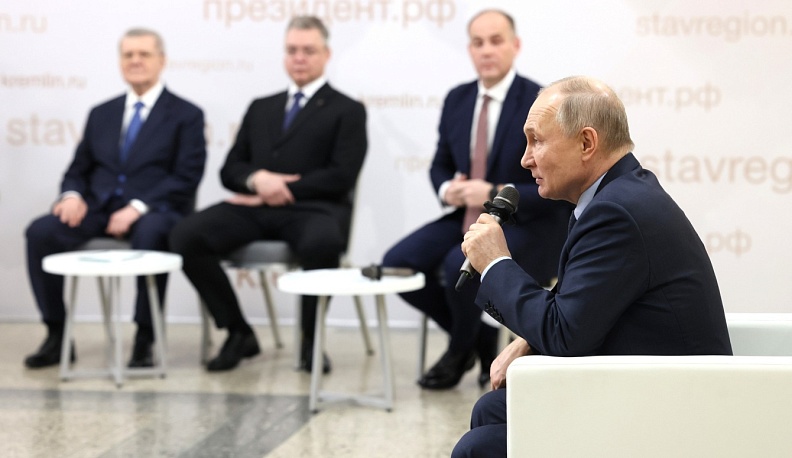 Владимир Путин встретился с представителями агропромышленного комплекса