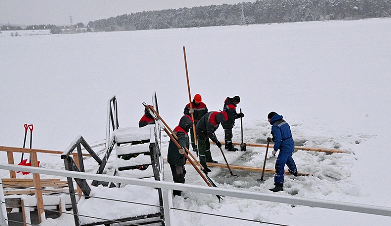 В Калужской области на открытых водоемах оборудуют 12 иорданей
