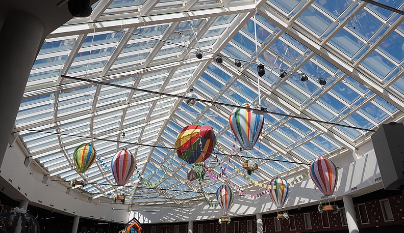 Купол торгового центра «Воскресенский пассаж»  в Наро-Фоминске.