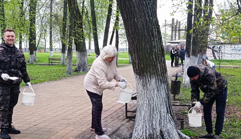 Людиновцы активно потрудились на Всероссийском субботнике