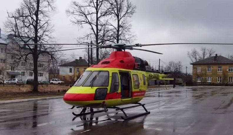 Калужская санавиация успешно доставила в больницу первого в этом году пациента 