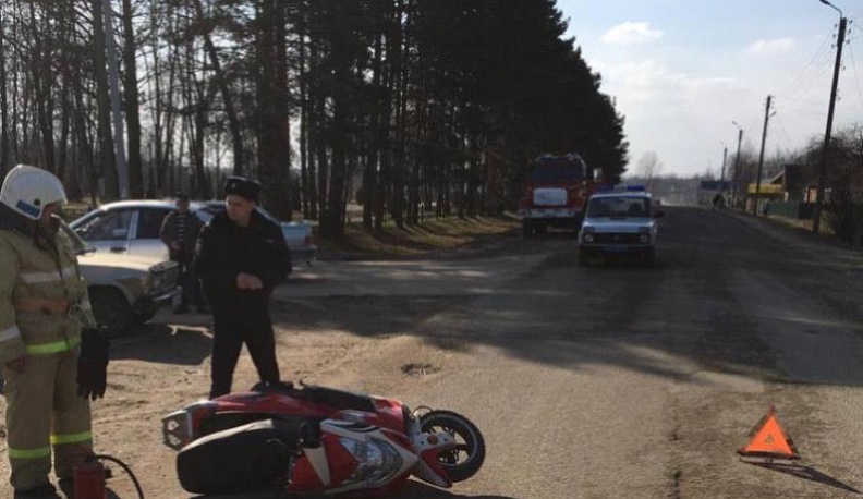 При ДТП в Куйбышевском районе пострадал мотоциклист 