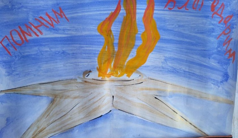 Юные калужане отмечают юбилей Победы онлайн рисунками и стихотворениями