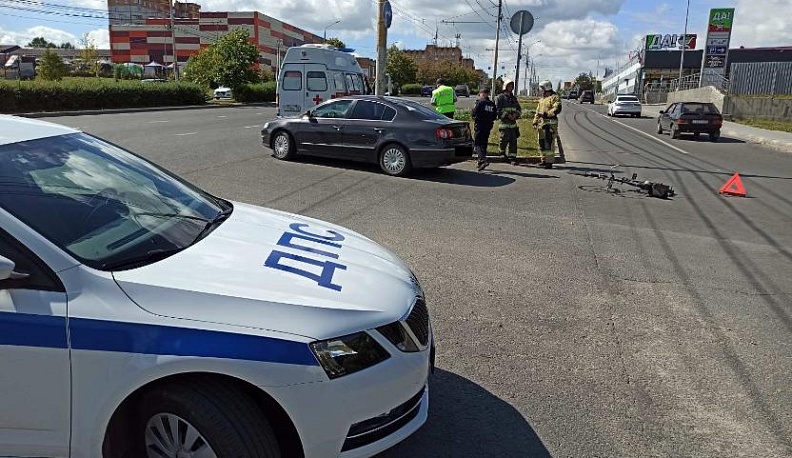 В Калуге сбили очередного велосипедиста