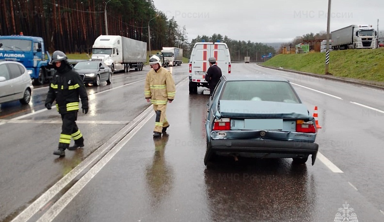 В Обнинске при столкновении двух иномарок пострадал человек