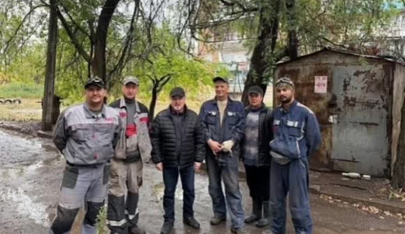 Обнинские коммунальщики вернулись из гуманитарной командировки в подшефный Первомайск