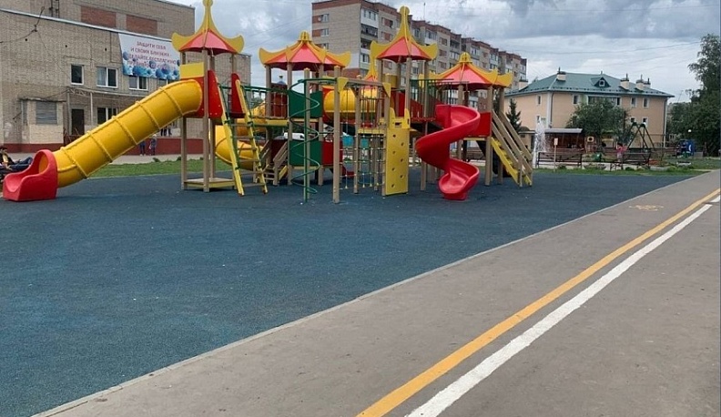 В Жуковском районе благоустроили общественную территорию в городе Белоусово