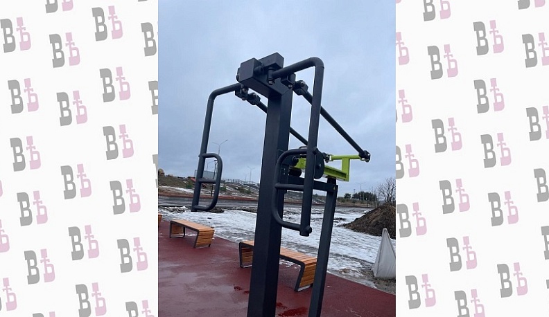 После обращений в интернете в Калуге починили спортивный тренажер