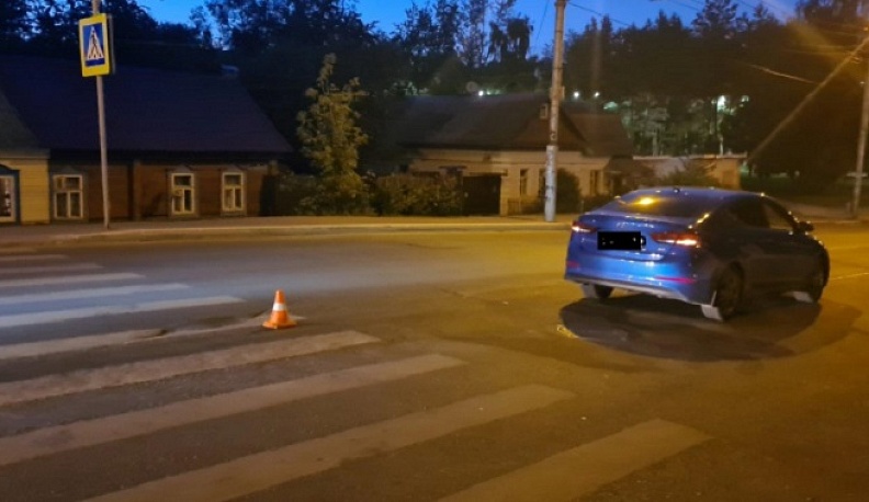 В Калуге на «зебре» иномарка сбила 9-летнюю девочку
