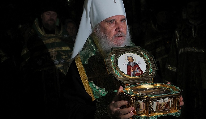 В Калугу прибыл ковчег с мощами преподобного Сергия Радонежского