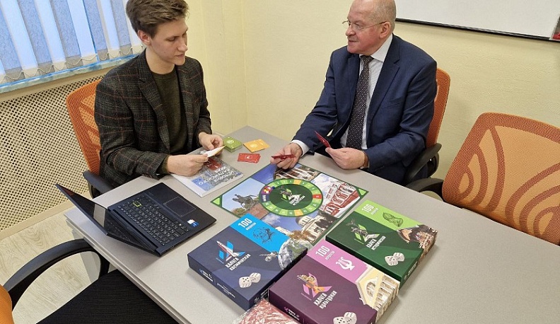 Студент КГУ разработал интеллектуальную настольную игру по истории и культуре Калужской области