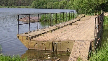 В Калуге закроют понтонный мост через Яченку на время ремонта