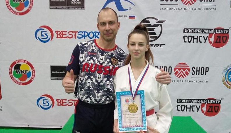 Юная калужанка победила во Всероссийских соревнованиях по олимпийскому каратэ