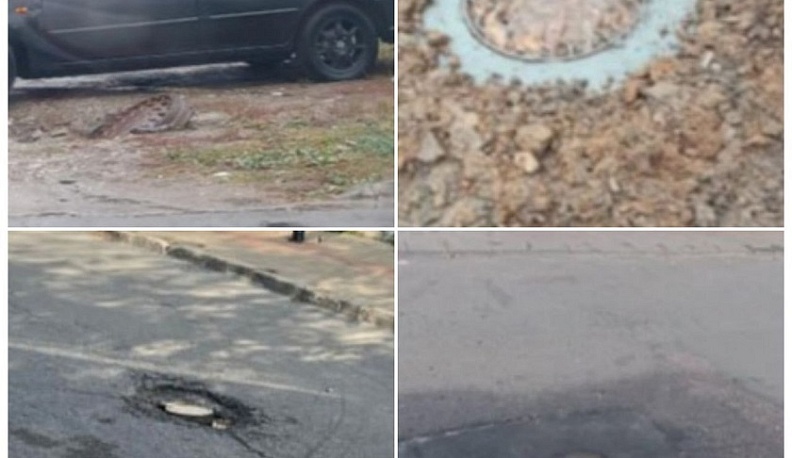 После обращений в интернете в Калуге восстановили газовый и канализационный люки