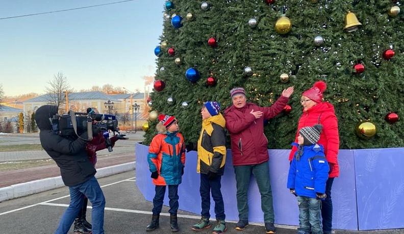 Первый канал снимает в Калуге репортаж о Новогодней столице России — 2021