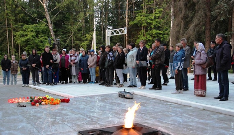 Памятное мероприятие прошло в День памяти и скорби на мемориальном комплексе «Зайцева Гора»