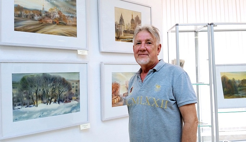 В Калуге состоялась творческая встреча с художником Николаем Смолиным