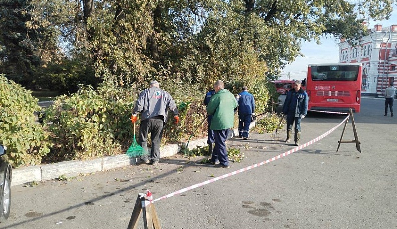 В Калуге началось благоустройство сквера Серафима Туликова