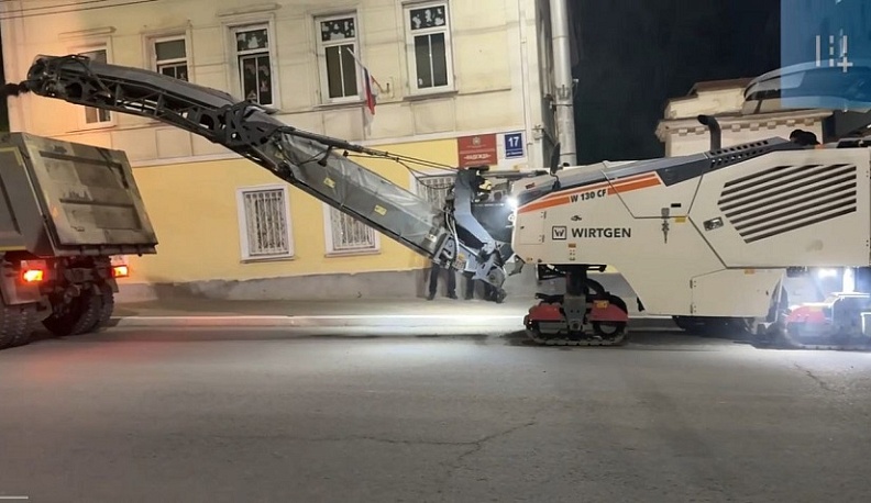 На нескольких калужских улицах ведутся дорожные работы