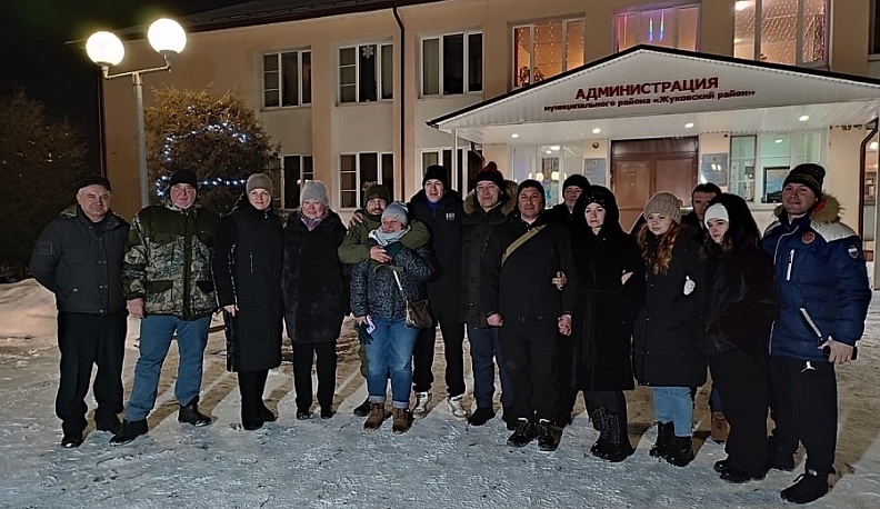 Жители Жуковского района выехали на помощь Первомайску