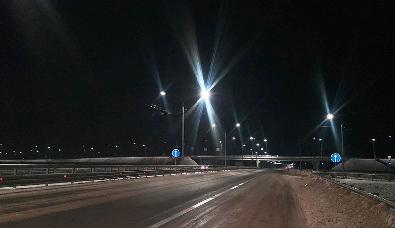 В Калужской области за год установили освещение почти на 37 километрах дорог