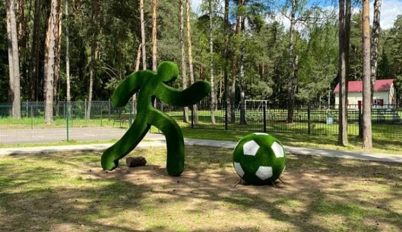 В Жукове завершились работы по благоустройству сквера