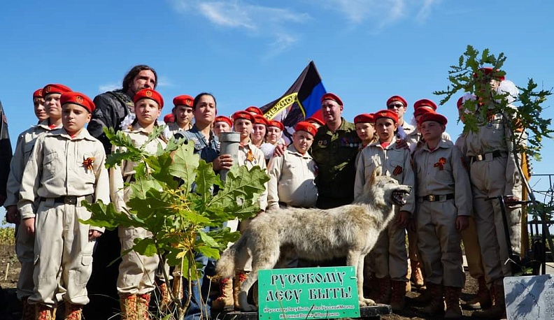 Дерево с Калужской земли будет расти на Донбассе 