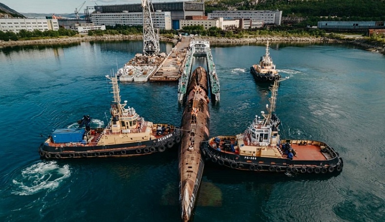 Атомная подводная лодка К-3 «Ленинский комсомол» начала поход в военно-морской музей