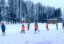 Юные спортсмены Барятинского округа сыграли в зимний футбол