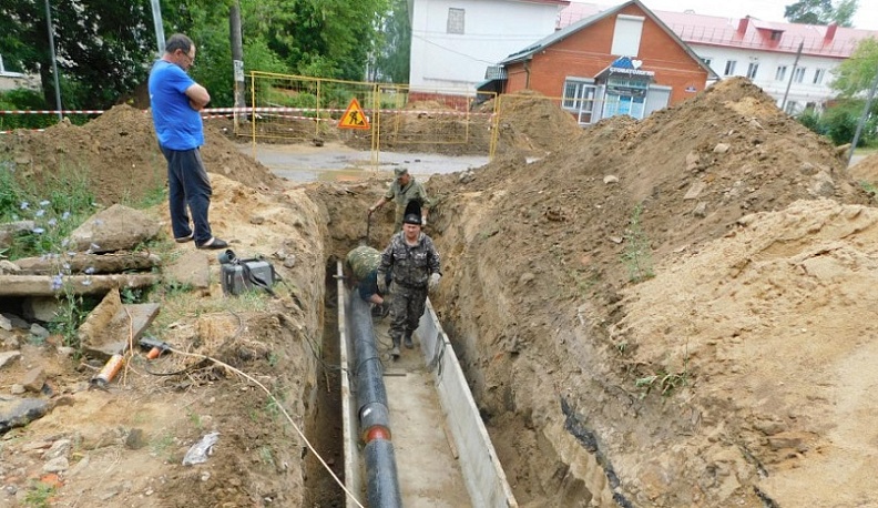 В Кондрове ремонтируют теплотрассы к отопительному сезону