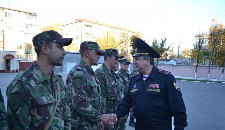 Калужский ОМОН вернулся домой