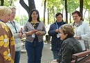Юхновские библиотекари вышли на улицы города