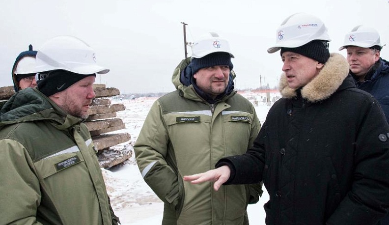 Владимир Мазур осмотрел площадку строительства кампуса Калужского филиала МГТУ