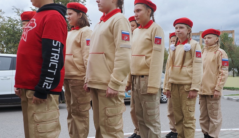 Ряды юнармейского движения Калуги пополнились новыми участниками