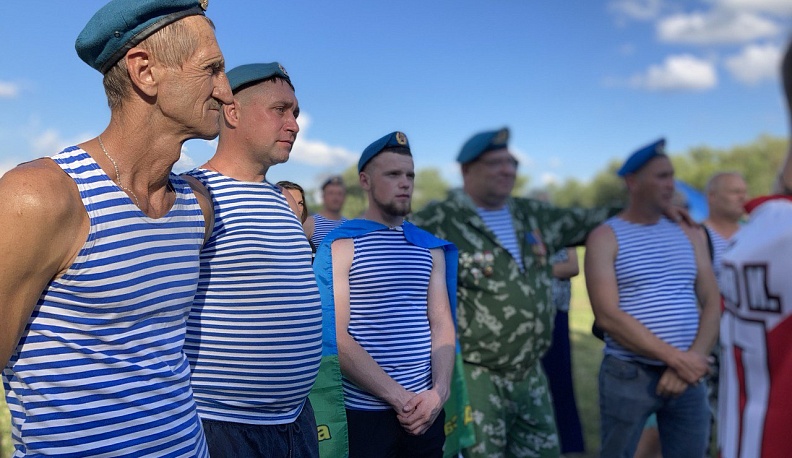 В Медынском районе отпраздновали день ВДВ