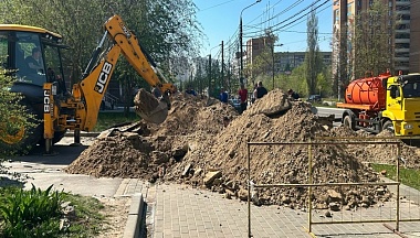 На Правом берегу в Калуге из-за аварии на теплотрассе отключили горячую воду в 70 домах