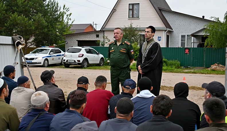 В Малоярославце прошло богослужение в честь праздника Курбан-байрам