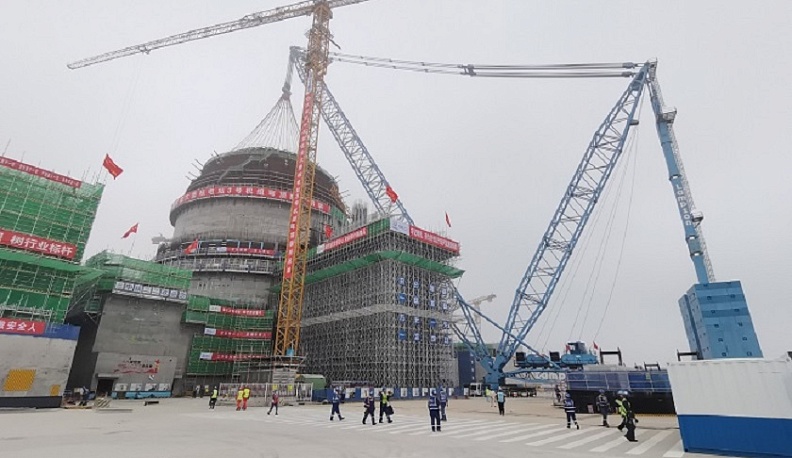 На энергоблоке № 3 китайской АЭС «Сюйдапу» установлен купол