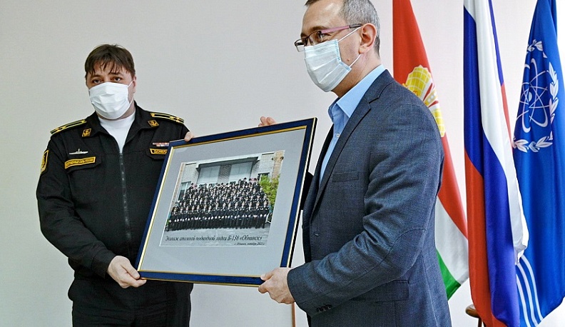 Губернатор Калужской области встретился с экипажем атомной подводной лодки «Обнинск»